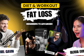 design eye catchy fitness and workout thumbnail