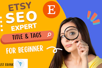 write etsy seo listing optimized with title and tags