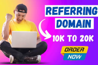 increase top 20k ahrefs referring domain backlinks