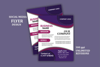 create amazing social media post, banner, marketing flyer design