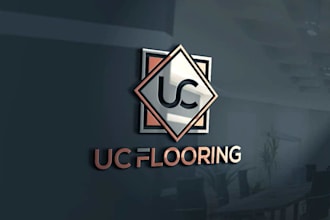 create amazing professional premium flooring logo design