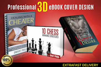 create a unique 3d ebook cover