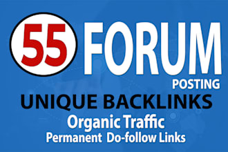 do unique forum posting dofollow SEO backlinks