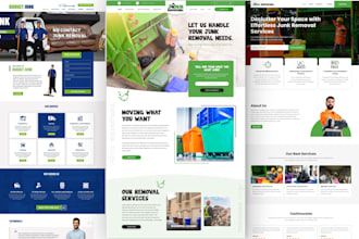 design or redesign recycling, hauling and junk removal website
