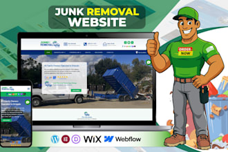 design or redesign recycling, hauling and junk removal website