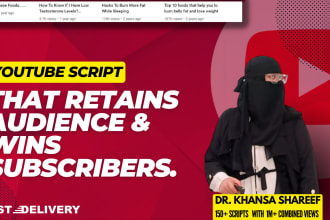 be your youtube scriptwriter