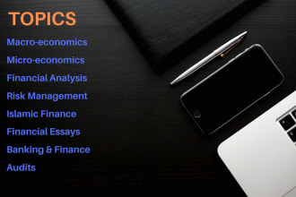 write economics, audit, business research and summaries
