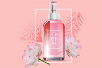 do perfume bottle design, 3d , packaging box design