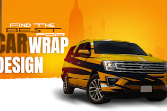 create professional car wrap design and vehicle graphics