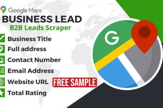 do google map scraping for quality local b2b leads generation with leads scraper