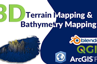 do professional realistic 3d terrain and professional gis mapping