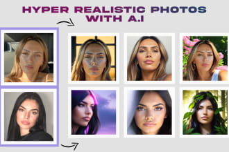 turn your photo into hyper realistic or futuristic avatar