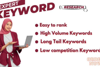 do SEO keyword research for your niche to rank your website on google first page