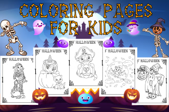 give you 135 high quality halloween coloring pages for kids