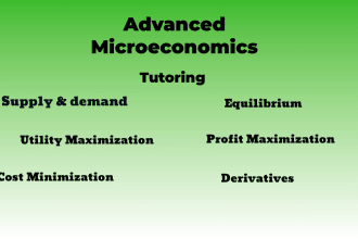 assist in advanced microeconomics