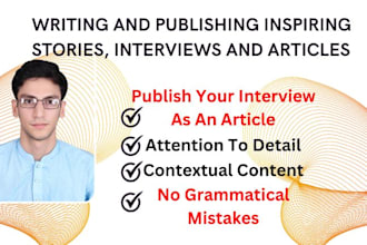 do PR interview and feature it on top magazine and news websites