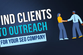 find clients to outreach for your SEO company  with emails