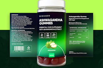 do product label design and supplement label design