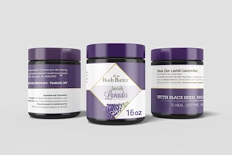 do product label design and supplement label design