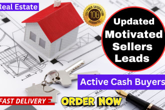 provide you motivated seller leads new homeowners list with llc skip trace whole