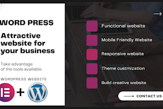 build wordpress website with elementor or elementor pro