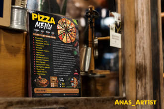 design amazing food poster, flyer and menu