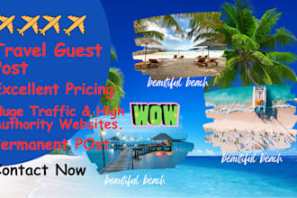 publish your travel guest post on high da site with do follow backlink