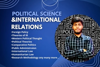 help in political science and international relations