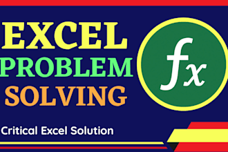 fix excel formulas, errors and solve excel spreadsheet