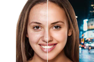 expert portrait photo retouching for a stunning transformation  photoshop pro