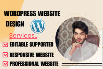 design build and customize full responsive business wordpress website