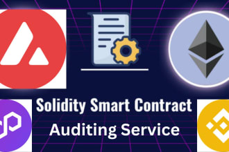 do smart contract audit and security code review