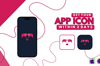 design modern mobile app logo or icon