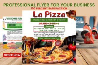 design a professional flyer for your church or event