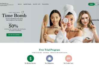 design spa skincare shopify store spa cosmetics website skincare beauty website