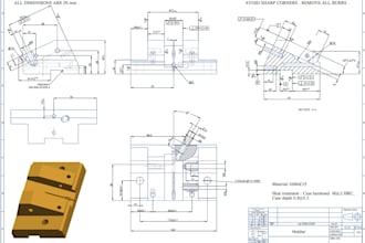 do 3d cad models, engineering drawings for manufacturing