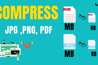 reduce and compress the size of your PDF, jpg, and png files