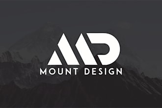 do unique lettermark, wordmark, typography, text, letter or font logo design