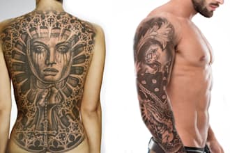 draw a custom tattoo design