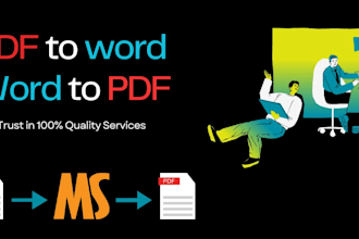 convert PDF to word or word to PDF
