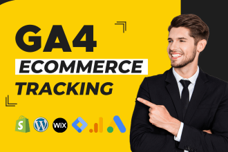 fix or setup ga4 enhanced ecommerce tracking, shopify, woocomerce