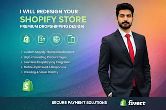 redesign your shopify store premium dropshipping design