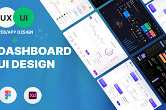 make sleek web app UI UX and saas dashboard design