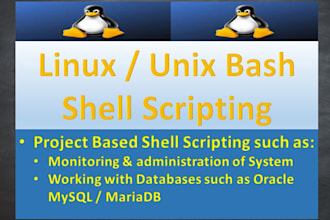 write linux shell scripts
