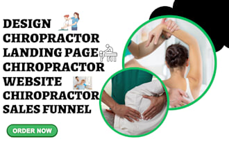 design chiropractor landing page chiropractor website chiropractor sales funnel