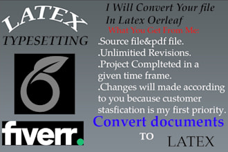 create and design latex documents on overleaf