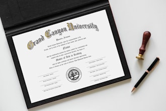 custom editable certificate and diploma design