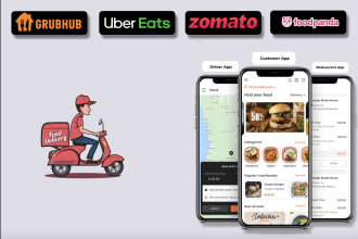 make uber eats zomato swiggy or foodpanda like app android ios