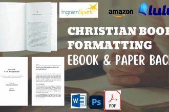 format christian ebook, book cover, daily devotion, journal, amazon kindle