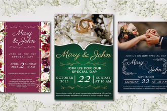 design personalized wedding invitation